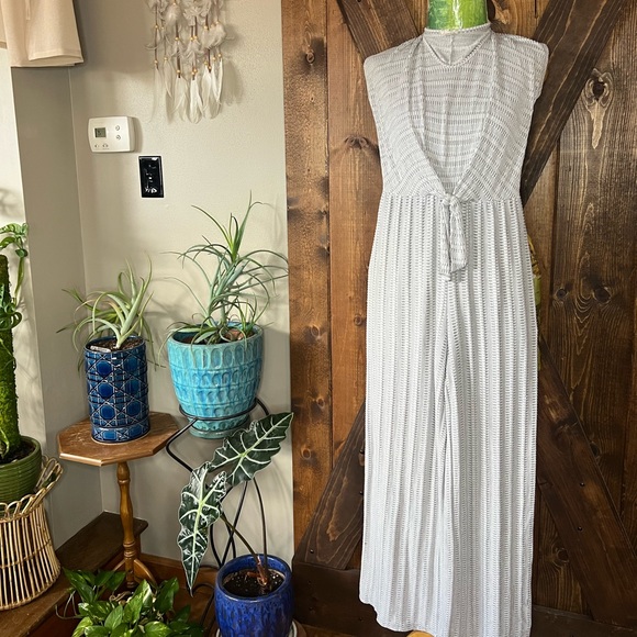 Caution To The Wind Pants - Short Sleeve Romper